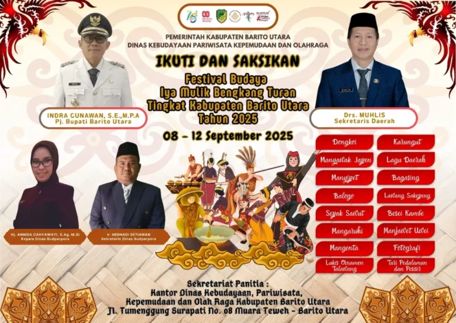 
					Festival Budaya Iya Mulik Bengkang Turan (FBIMBT) 2025 Akan Segera Digelar