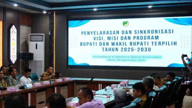 
					Pemerintah Kabupaten Barito Utara Selenggarakan Rakor Penyesuaian Visi, Misi, dan Program Bupati–Wabup Terpilih Periode 2025–2030