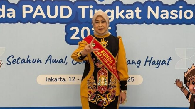 
					Bunda PAUD Barito Utara, Hj.Maya Savitri, Berpartisipasi dalam Acara Puncak Apresiasi Bunda PAUD Nasional 2025 di Jakarta