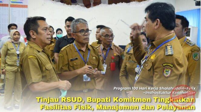 
					Kepala Dinas PUPR Dampingi Bupati dan Wakil Bupati Tinjau Infrastruktur RSUD Muara Teweh