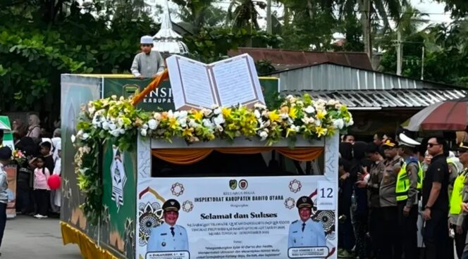 
					Inspektorat Barito Utara Meriahkan Pawai Mobil Hias MTQH XXXIII Kalteng