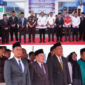 Wakil Bupati Barito Utara, Felix Sonadie Y. Tingan, bersama jajaran direksi dan komisaris baru PT Mitra Batara Sarana Mandiri serta pejabat lainnya, berfoto bersama setelah acara pelantikan di Muara Teweh pada Rabu, 1 April 2026.