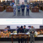 Wakil Bupati Felix Sonadie Y. Tingan, Asisten II, Wakil Ketua I DPRD Barito Utara, H. Benny Siswanto, didampingi Wakil Ketua II DPRD, Hj. Henny Rosgiaty Rusli, melakukan penandatanganan kesepakatan bersama terkait Laporan Keterangan Pertanggungjawaban (LKPJ) Bupati Tahun Anggaran 2025 pada Rapat Paripurna DPRD, Senin (30/03/2026) di Gedung DPRD