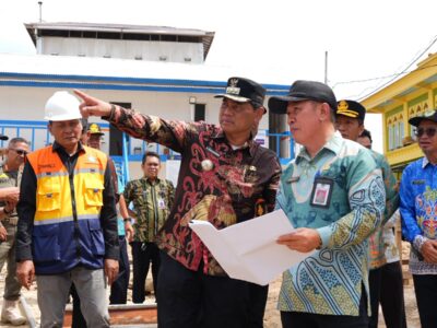 Peninjauan Bupati Barito Utara ke proyek strategis pastikan tepat waktu dan berkualitas