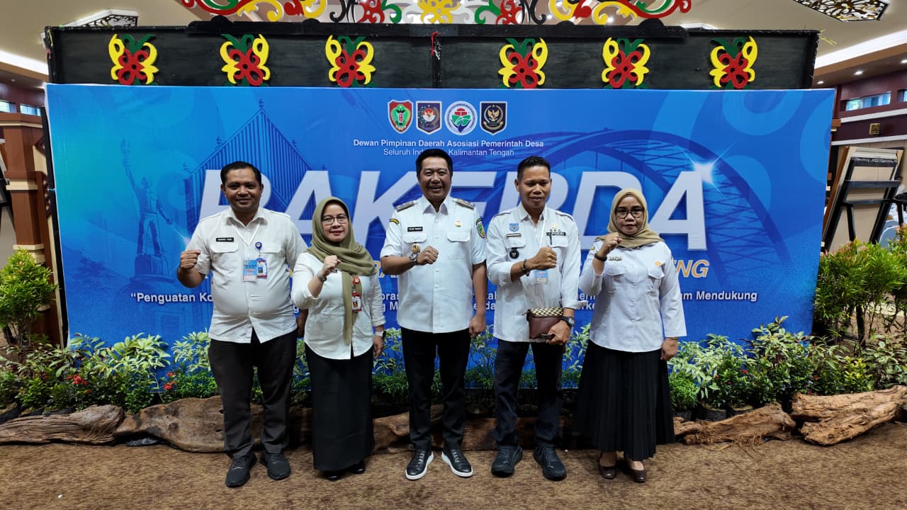 Wakil Bupati Barito Utara Felix Sonadie Y Tingan menghadiri Rakerda APDESI Kalteng di Palangka Raya