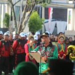 Kepala Disbudparpora Barito Utara Pariadi AR melaporkan 720 peserta FBIMBT 2026 di Muara Teweh