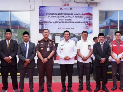 Wakil Bupati Barito Utara Felix Soenadi Y Tingan hadiri pelantikan Direksi PT MBSM