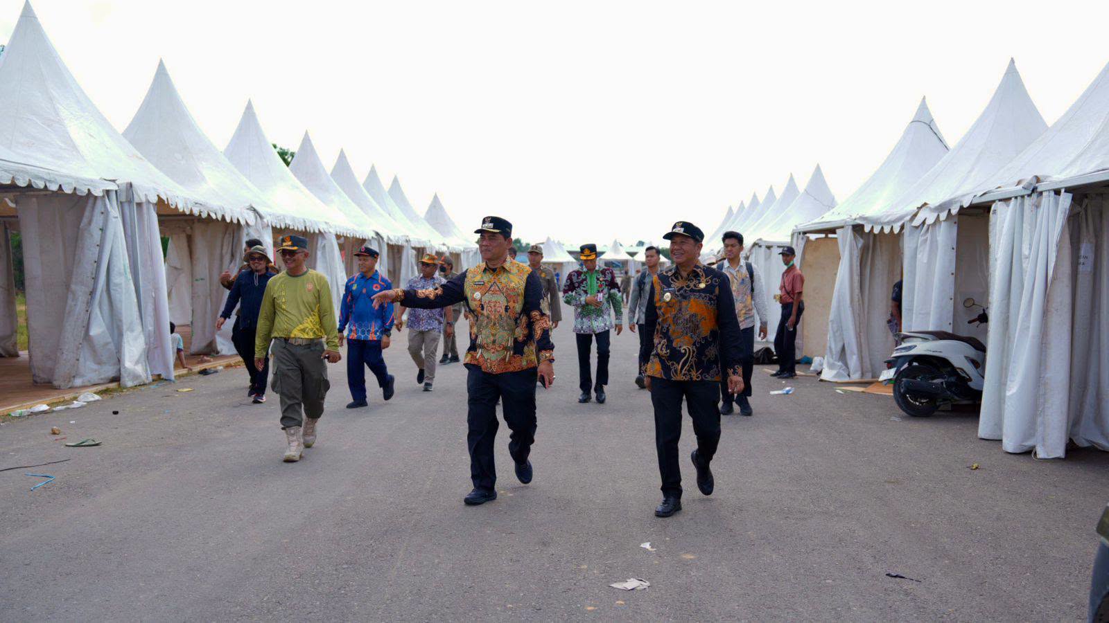 Bupati Barito Utara tinjau lokasi Batara Expo di eks Bandara Beringin Muara Teweh