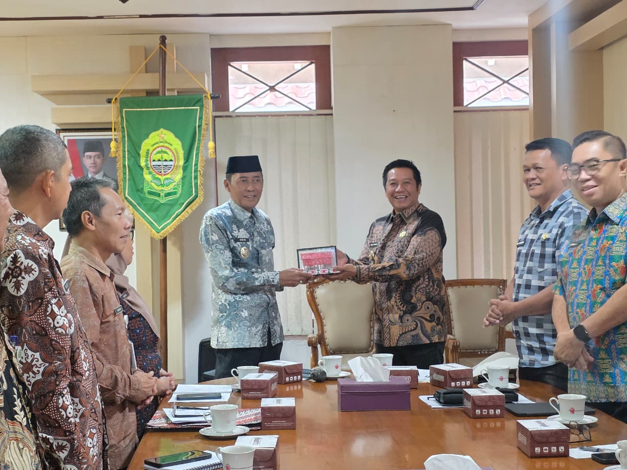 Wakil Bupati Barito Utara Felix Soenadi Y Tingan kaji tiru ke Bantul