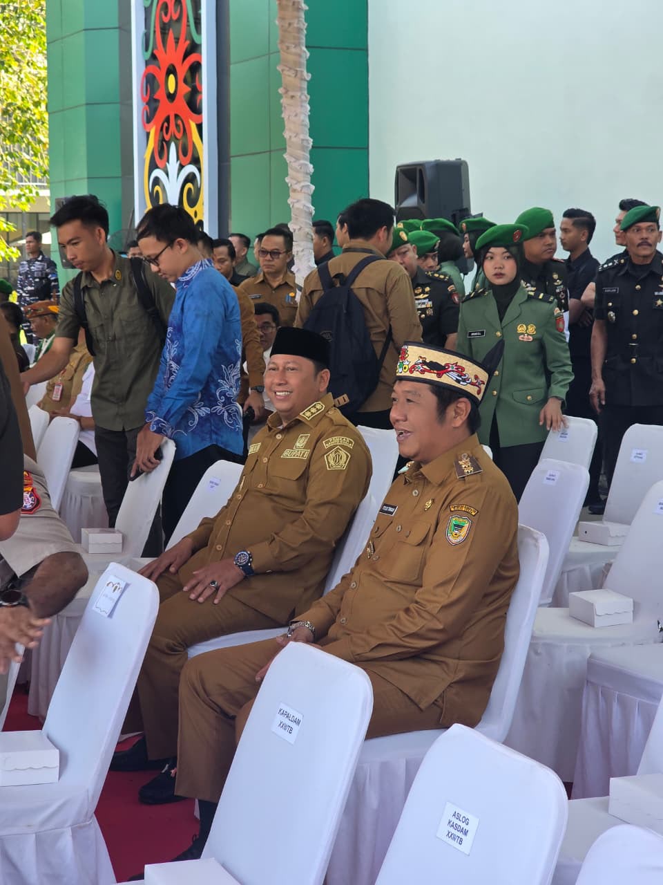 Wakil Bupati Barito Utara Felix Soenadi Y Tingan menghadiri HUT ke-1 Kodam Tambun Bungai