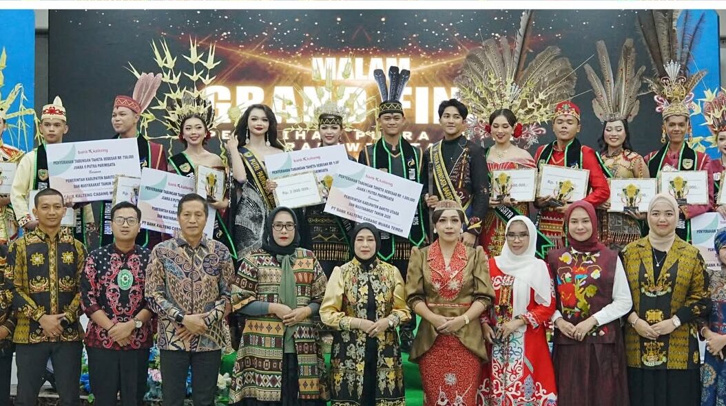 Bupati Barito Utara menegaskan pariwisata pilar pembangunan pada Grand Final Putra Putri Pariwisata 2026
