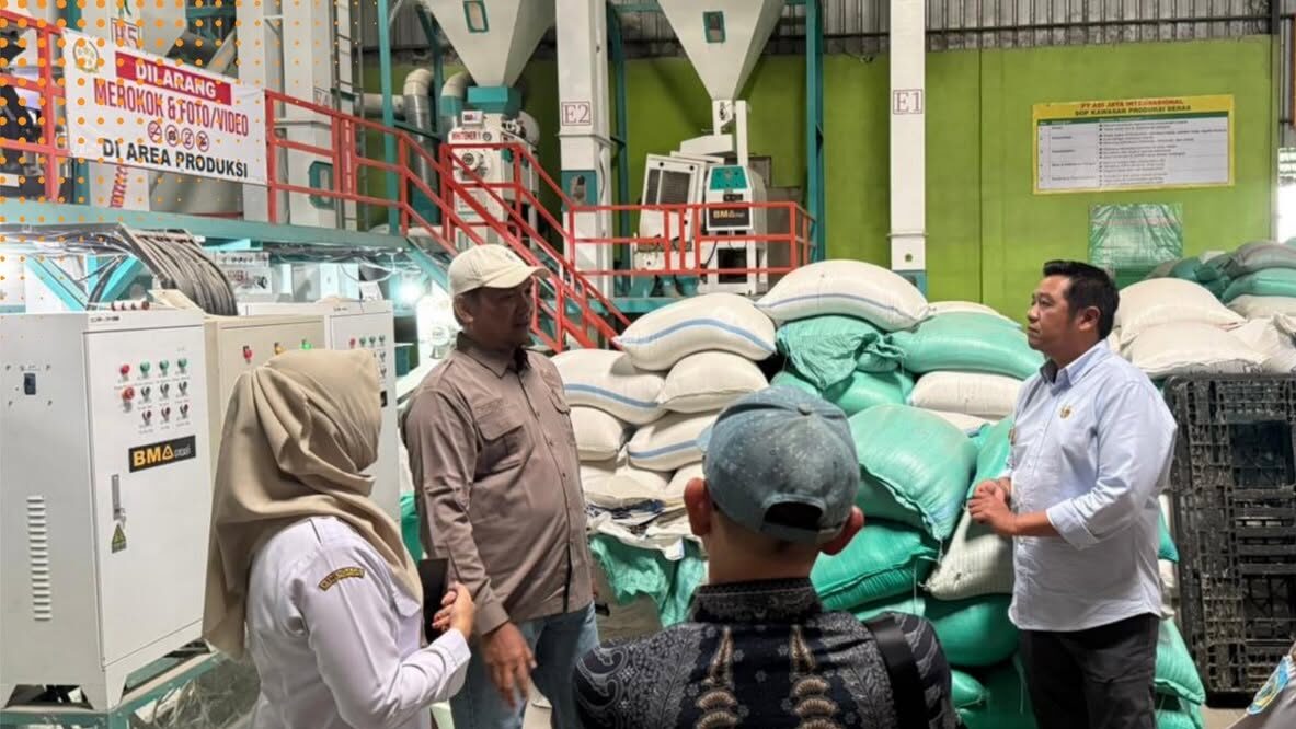 Wakil Bupati Barito Utara meninjau pabrik beras terintegrasi di Nganjuk