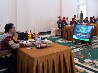 Bupati Barito Utara memimpin rapat teknis percepatan rehabilitasi RSUD Muara Teweh