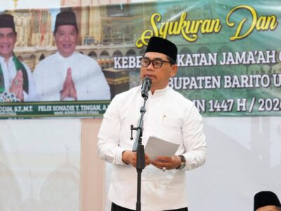 Bupati Barito Utara melepas 113 jamaah calon haji di Rumah Jabatan Bupati