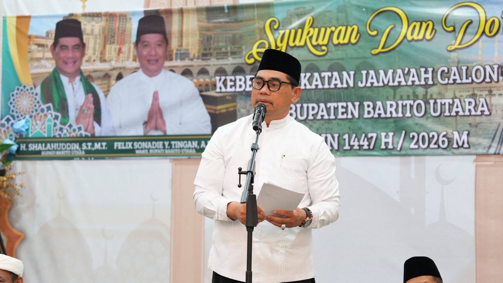 Bupati Barito Utara melepas 113 jamaah calon haji di Rumah Jabatan Bupati